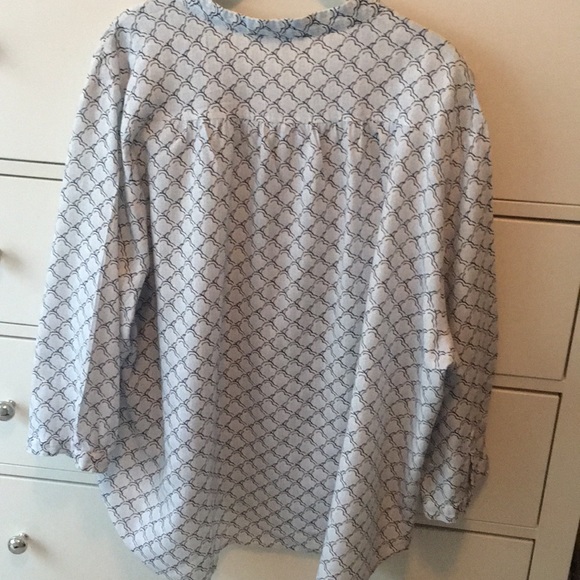 Blue Linen Tunic - Picture 8 of 9